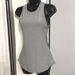 New Balance Tranform Tank Perfect gray racerback stretch athletic fitted top S